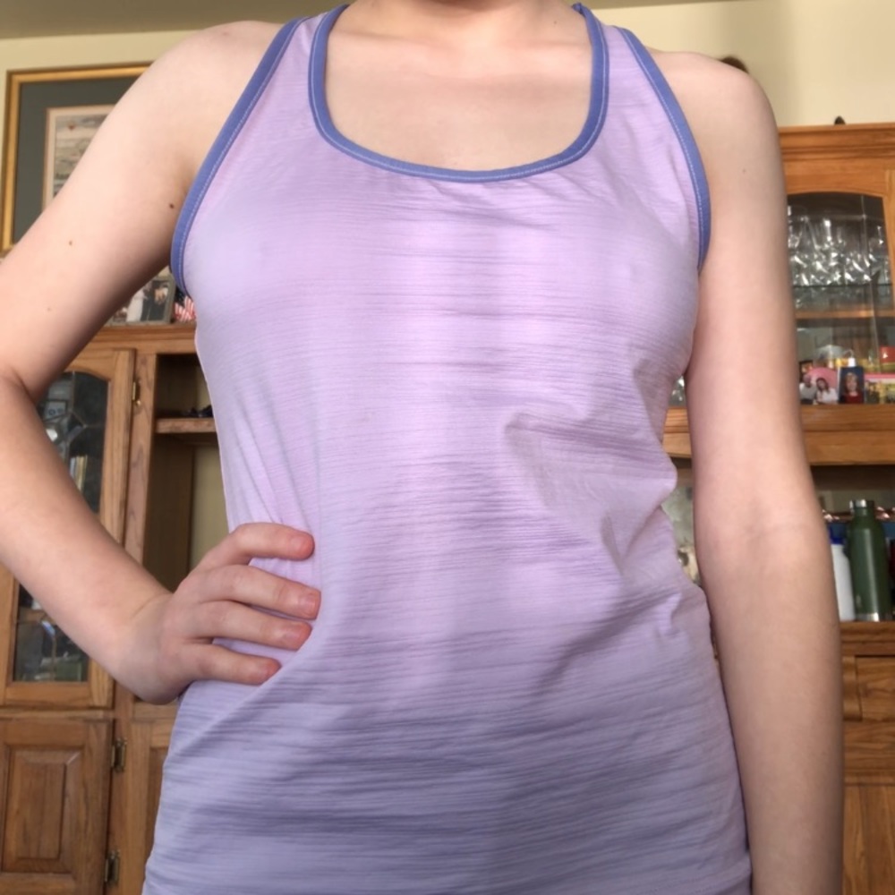 Purple sports bra never used